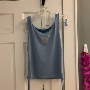 Butterfly Y2K inspired tank
